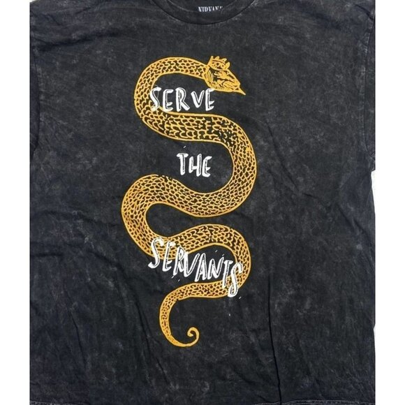 Vintage Style Nirvana Serve The Servants Short Sleeve Crew Neck T Shirt XL Black - Picture 2 of 12